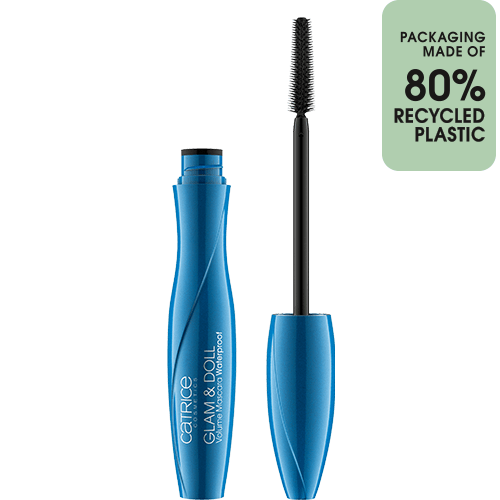 Glam & Doll Volume Mascara De Pestañas Resistente Al Agua. CATRICE