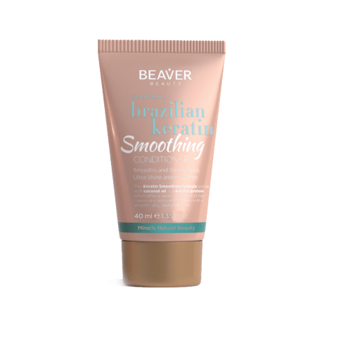 Acondicionador alisador de queratina brasileña Beaver 40 ml. Beaver Beauty