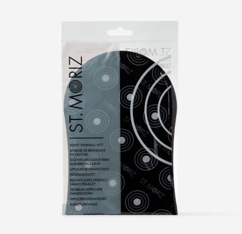 Guante Autobronceador de una Cara de Terciopelo. St. Moriz
