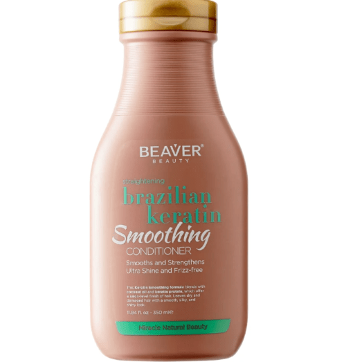 Acondicionador alisador de queratina brasileña Beaver 350 ml. Beaver Beauty