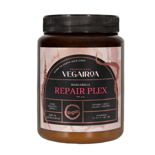 Mascarilla repair cabello dañado 1L. Professional Vegairoa