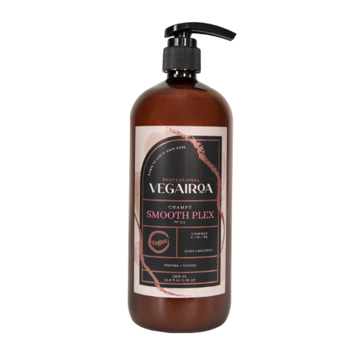 Champú Smooth Plex cabello liso 1L. Professional Vegairoa