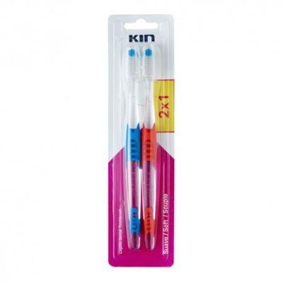 Cepillo Dental Kin Suave Duplo 2x1
