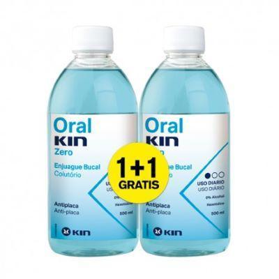 Duplo Oral Kin Zero Enjuague Bucal 500 ml + 500 ml