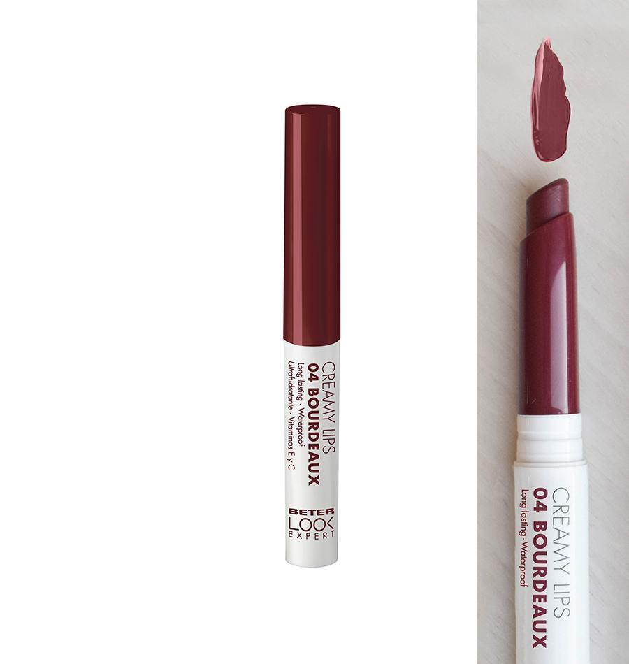 Lipstick Creamy Lips 04 Bourdeaux. Beter