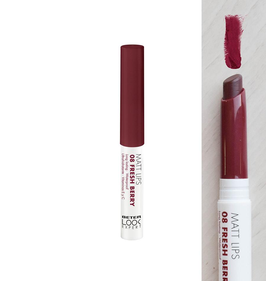 Lipstick Matt Lips 08 Fresh Berry. Beter