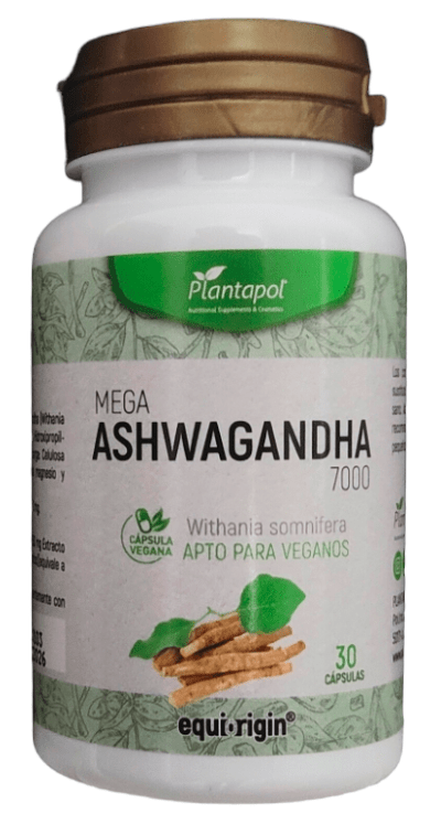 Ashwagandha 7000 mg 30 cápsulas. Plantapol