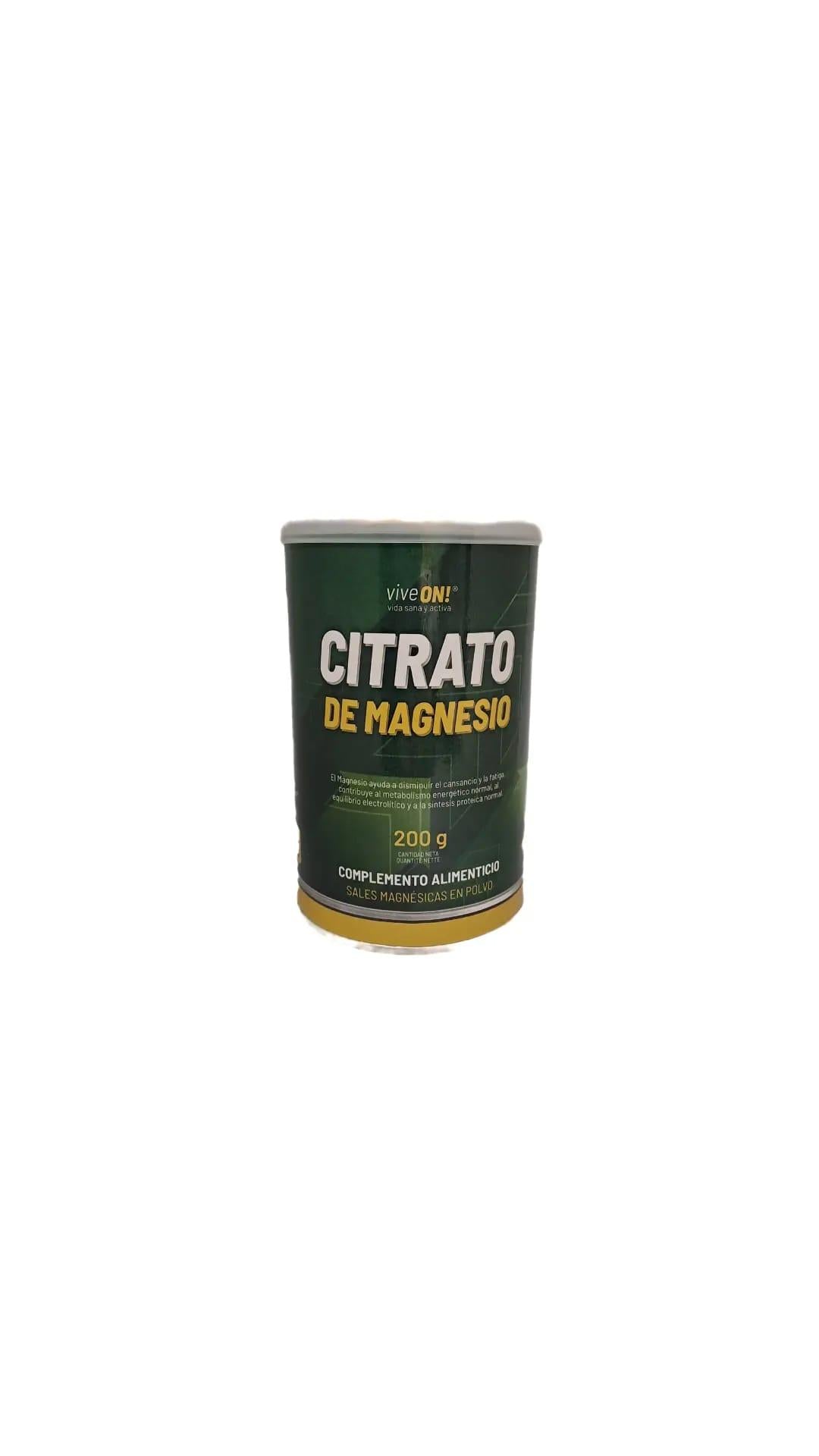 Citrato de Magnesio 200 g polvo. Plantapol