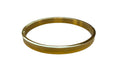 Brazalete Rígido Dorado Corazón. Gema Medina