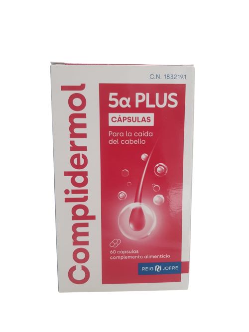 Complidermol 5 Alfa Plus Anticaída 60 Cápsulas. Forte Pharma