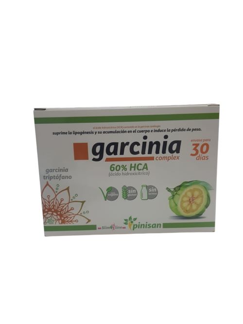 Garcinia Complex 60% HCA 60 cápsulas. Pinisan