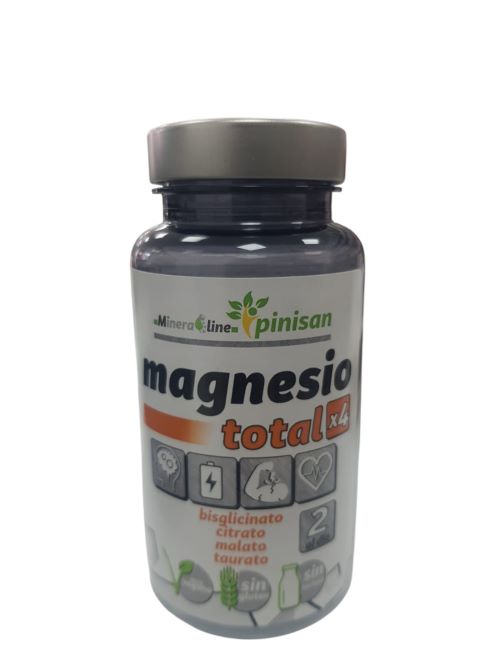 Magnesio Total x4 50 comprimidos. Pinisan