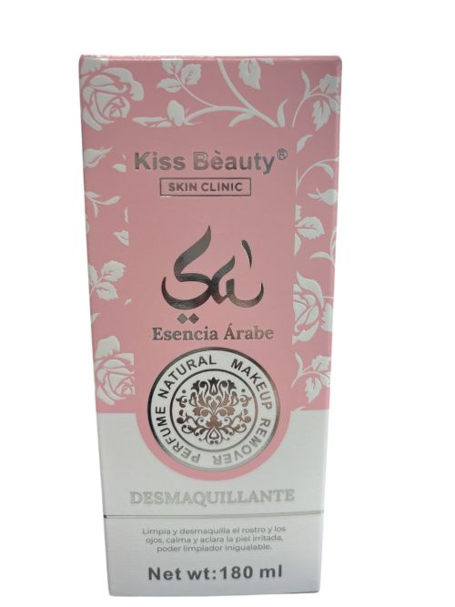 Desmaquillante Esencia Árabe 180ml. Kiss Beauty