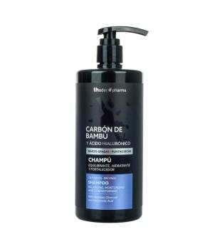 Champú equilibrante con Carbón de Bambú y Ácido Hialurónico 750ml. Th Pharma