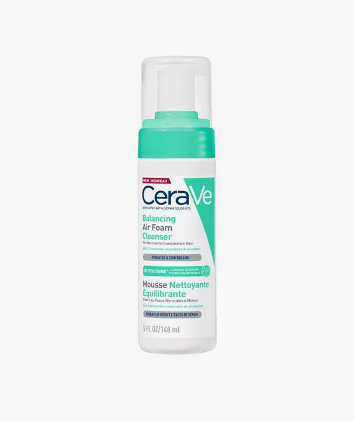 Limpiador reequilibrante mousse piel normal a grasa 148ml. CeraVe