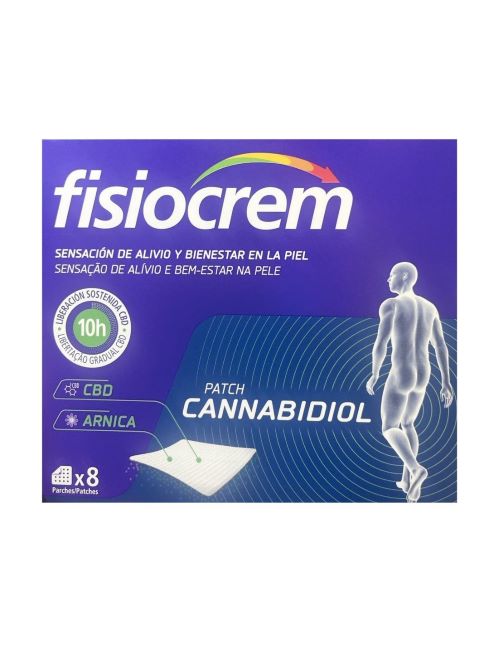 Fisiocrem Patch Cannabidiol 8 Parches. Aquilea