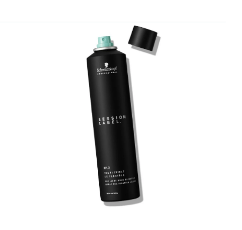 Laca Nº2 de Fijación Flexible Session Label 500ml. Schwarzkopf