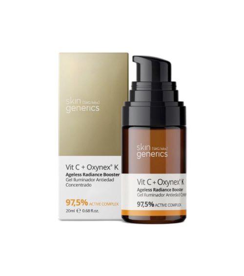 Gel iluminador antiedad concentrado Vit C + Oxynex K 97,5% 20ml. Skin Generics