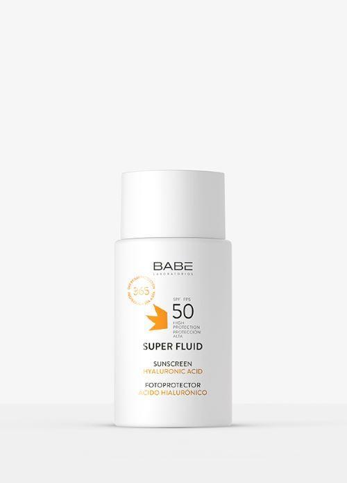 Fotoprotector Super Fluid  SPF 50. Babe