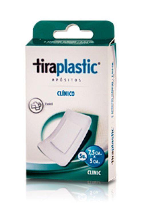 Apósitos Clínico 7,5cm x 5cm 5 unidades. Tiraplastic