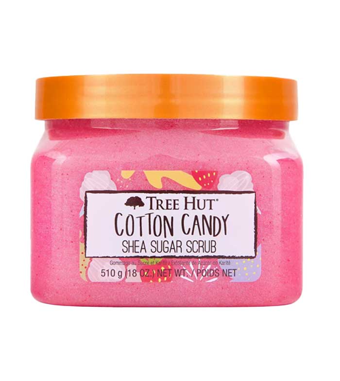 Exfoliante corporal Shea Sugar Scrub - Cotton candy 510g. TREE HUT