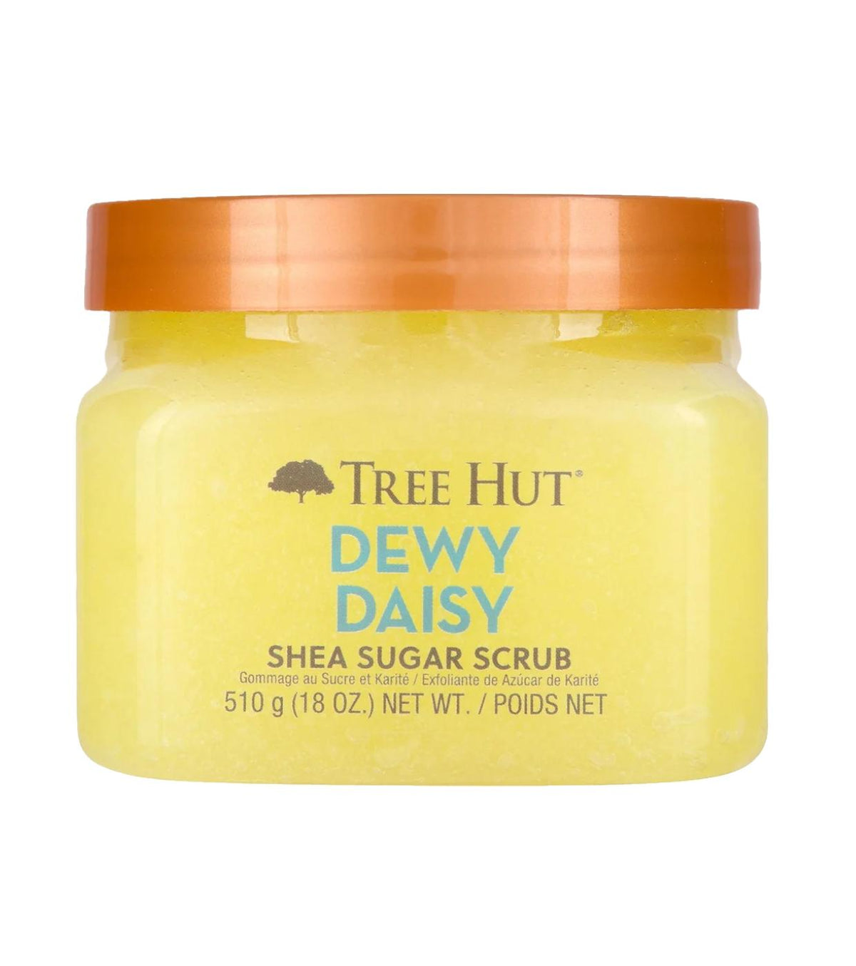Exfoliante corporal Shea Sugar Scrub - Dewy Daisy 510g. TREE HUT