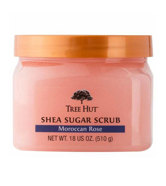 Exfoliante corporal Shea Sugar Scrub - Morocan Rose 510g. TREE HUT