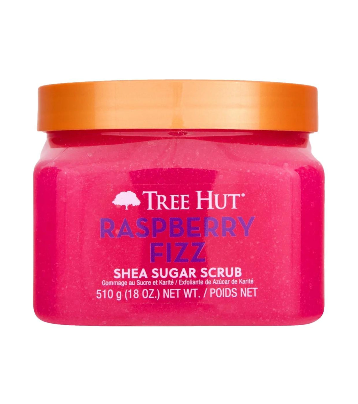Exfoliante corporal Shea Sugar Scrub - Raspberry Fizz 510g. TREE HUT