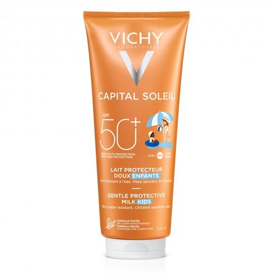Capital Soleil Leche Solar Niños Rostro y Cuerpo SPF50+ 300ml. Vichy